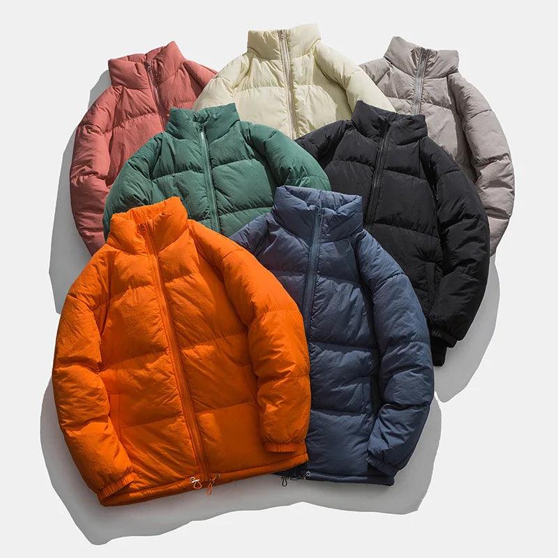 Thick Quilted Daily Casual Wear Winter Fall Oversize Men's Puffer Jacket Coat - JVMCL