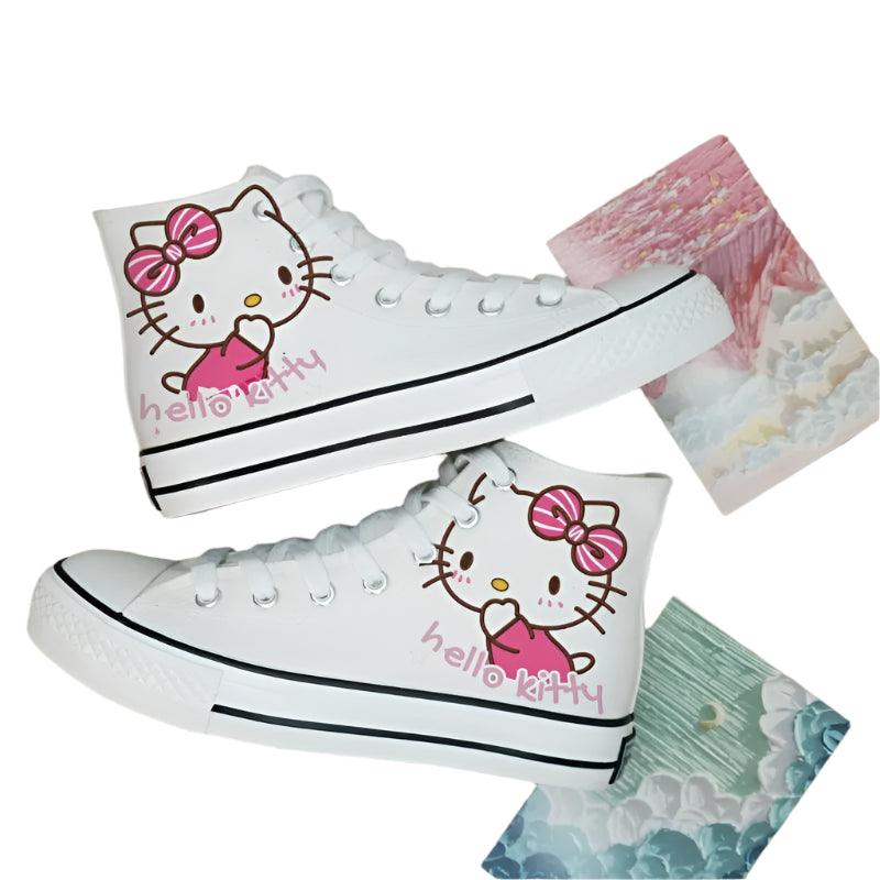 Anime-Inspired Unisex High-Top Canvas Sports Flat Casual Sneakers Shoes - JVMCL