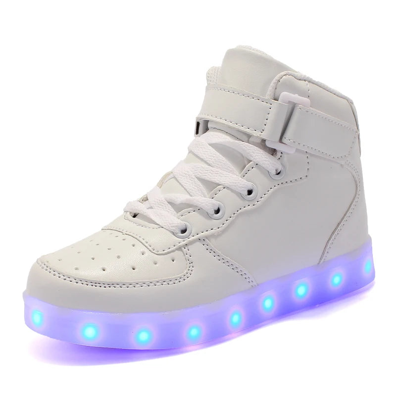 Unisex Glowing Luminous LED Sneakers – Light-Up Shoes for Boys, Girls & Adults - JVMCL