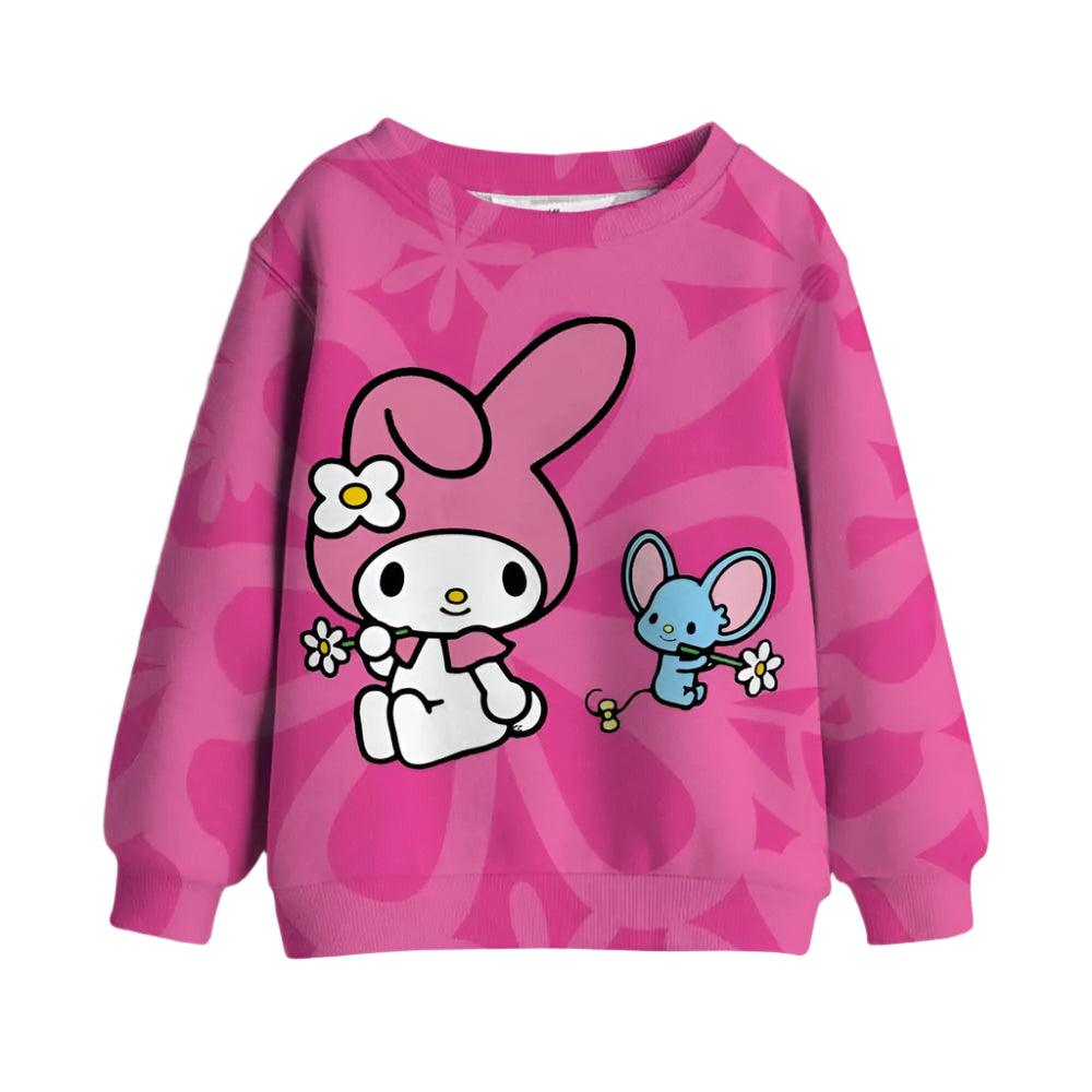 Cute Cozy Winter Adorable Long-Sleeve Pullover Sweatshirt for Girls - JVMCL