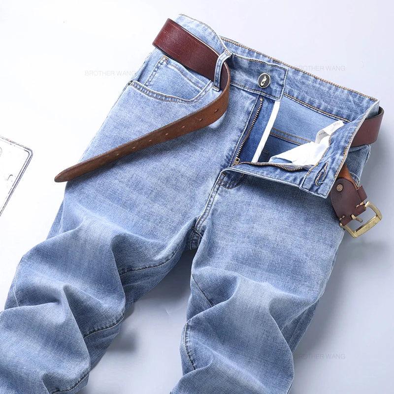 Stylish Slim Casual Stretch Denim Jeans Pants - JVMCL