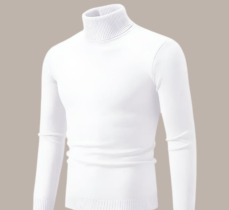 Warm & Comfortable Trendy High Street Turtleneck Knitted Sweater for Men - JVMCL