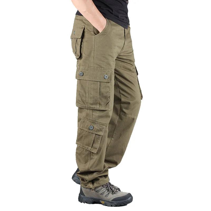 Casual Cotton Multi-Pocket Combat Overalls –Hip Hop Military Army Trousers - JVMCL