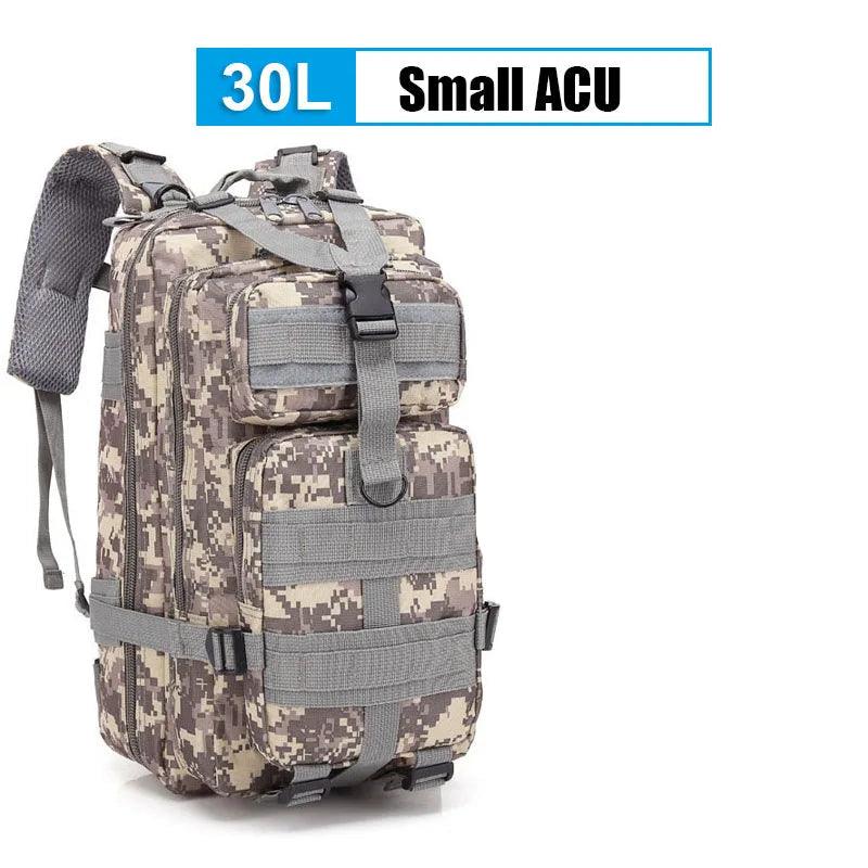 Tactical Waterproof Outdoor Backpack –Multifunctional Hiking, Camping, Travel Bag - JVMCL