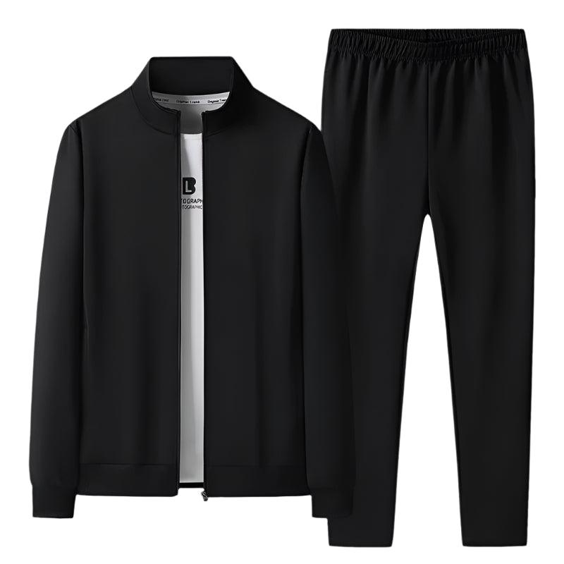 Men's Casual Sports Tracksuit Set - Running Jogger Gym Suit with Jacket & Pants - JVMCL