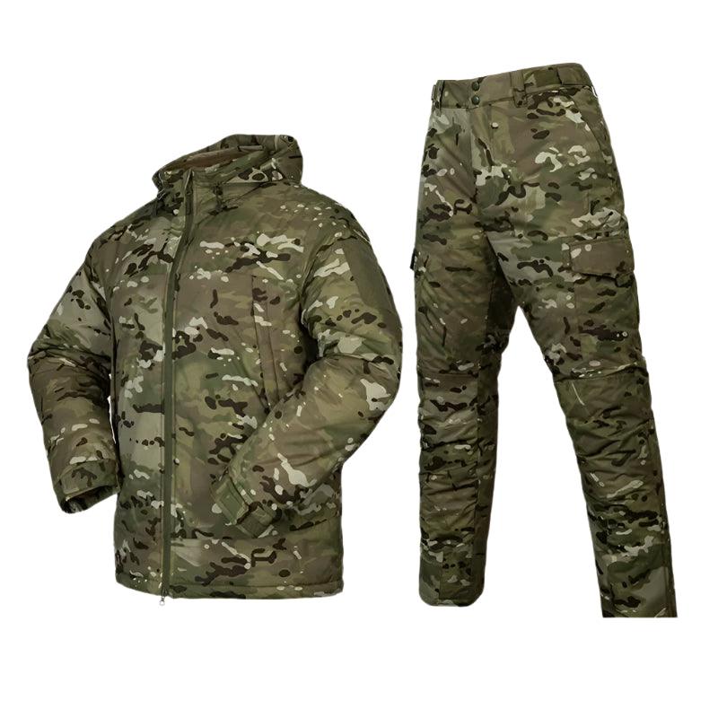 Men’s Winter Tactical Parka Set – Waterproof Hunting Suit & Windbreaker Jacket - JVMCL