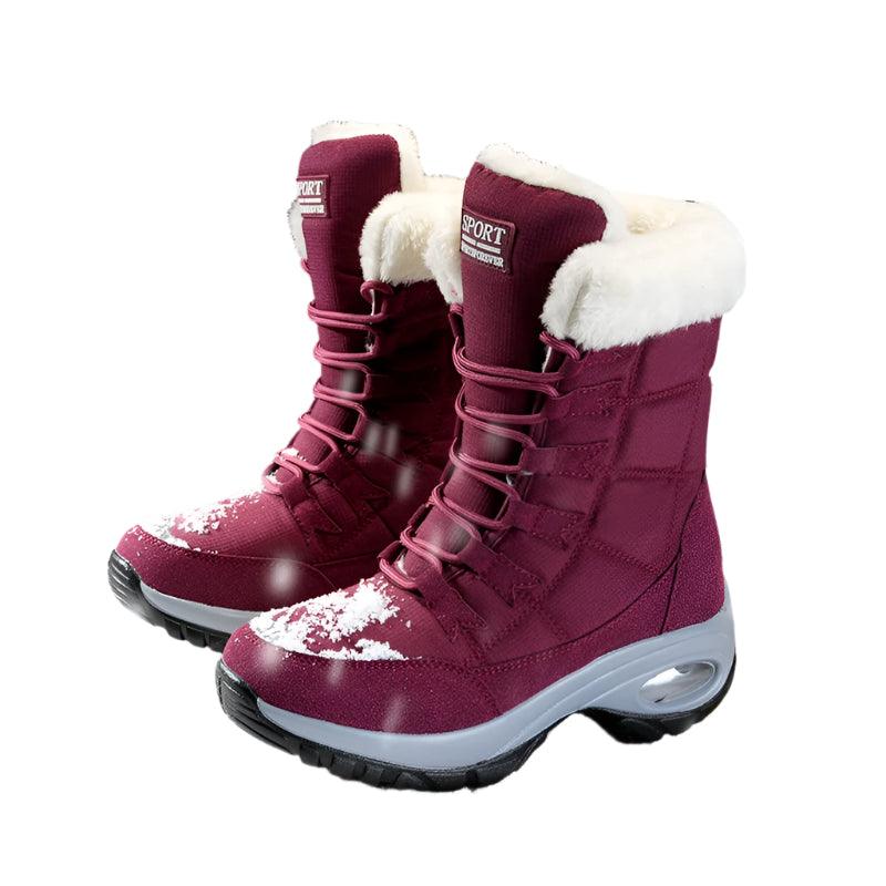 High Quality Warm Snow Boots Lace-up Comfortable Ankle Outdoor Waterproof Boots - JVMCL