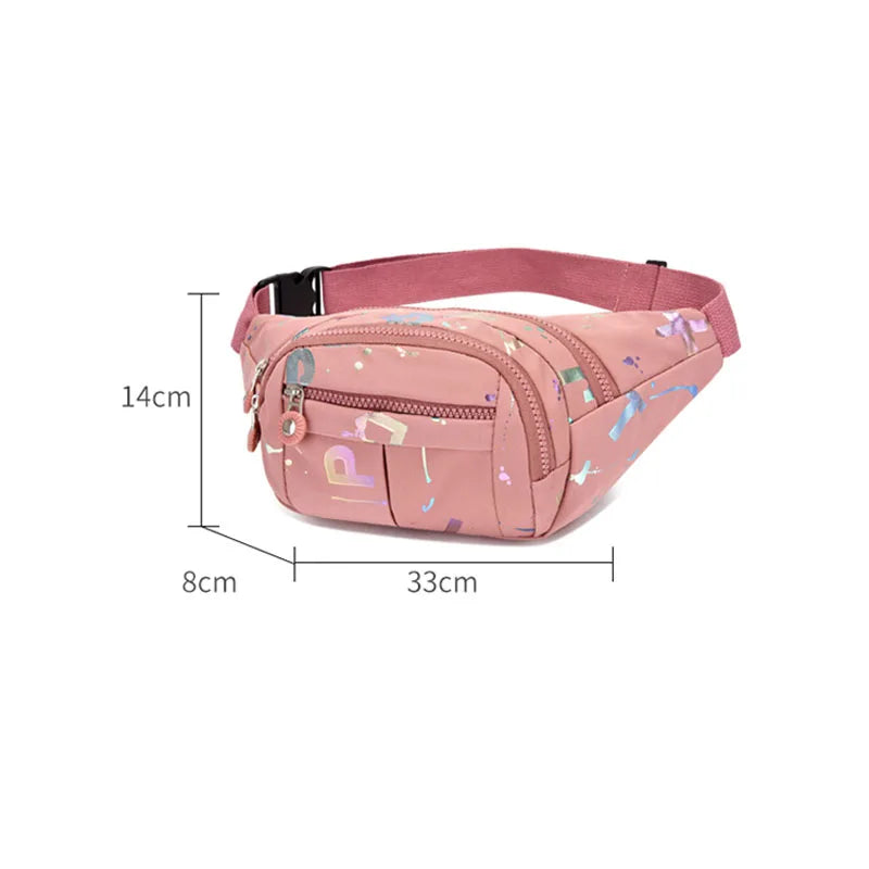 Multifunctional Waterproof Oxford Casual  Waist Bag