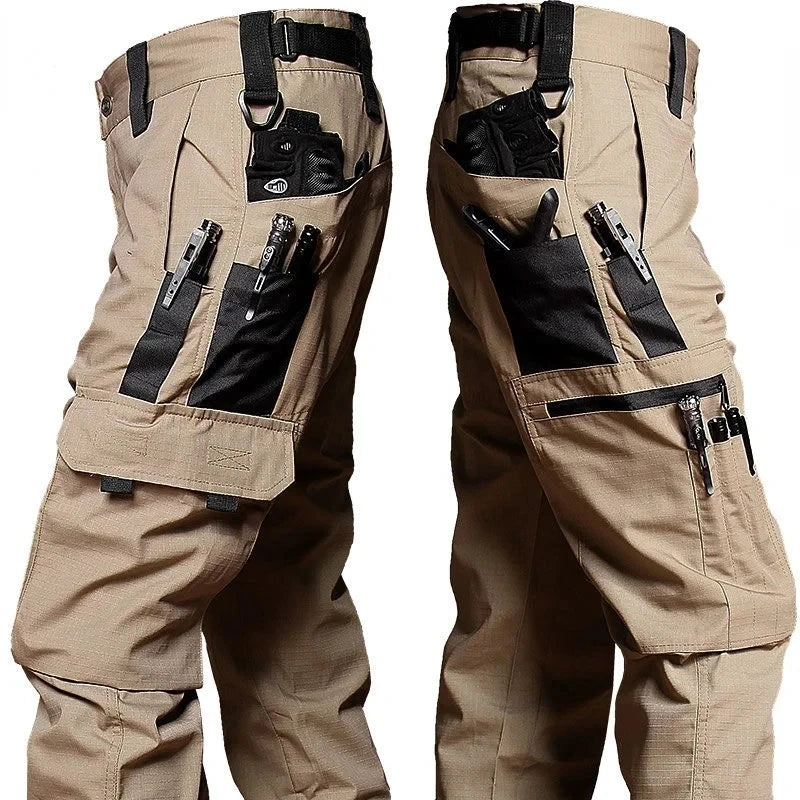 Men’s Multi-Pocket Wear-Resistant  Tactical Cargo Pants Trousers