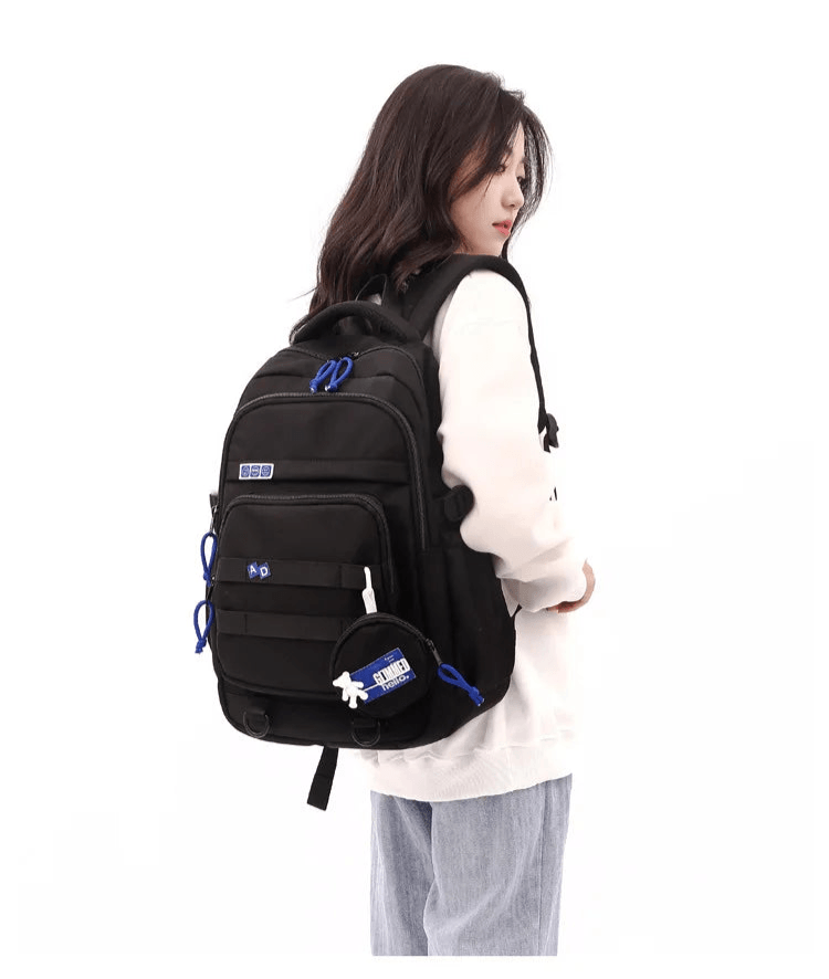 Lightweight Large-Capacity Book Bag – Simple and Stylish for Teenagers - JVMCL