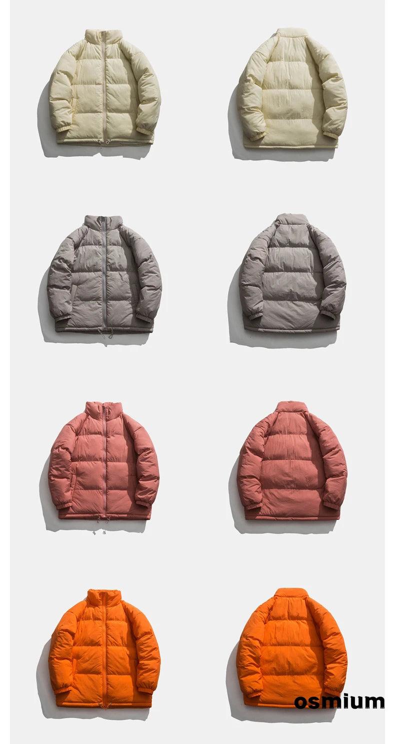 Thick Quilted Daily Casual Wear Winter Fall Oversize Men's Puffer Jacket Coat - JVMCL