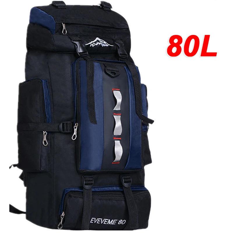 90L Waterproof Travel & Camping Backpack – High-Capacity Tactical Outdoor Bag - JVMCL