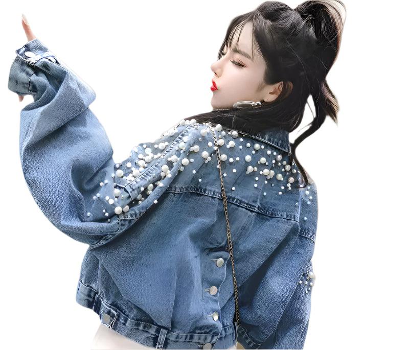 Denim Coat Women's Spring and Autumn Korean Version Loose Student Short Jacket - JVMCL