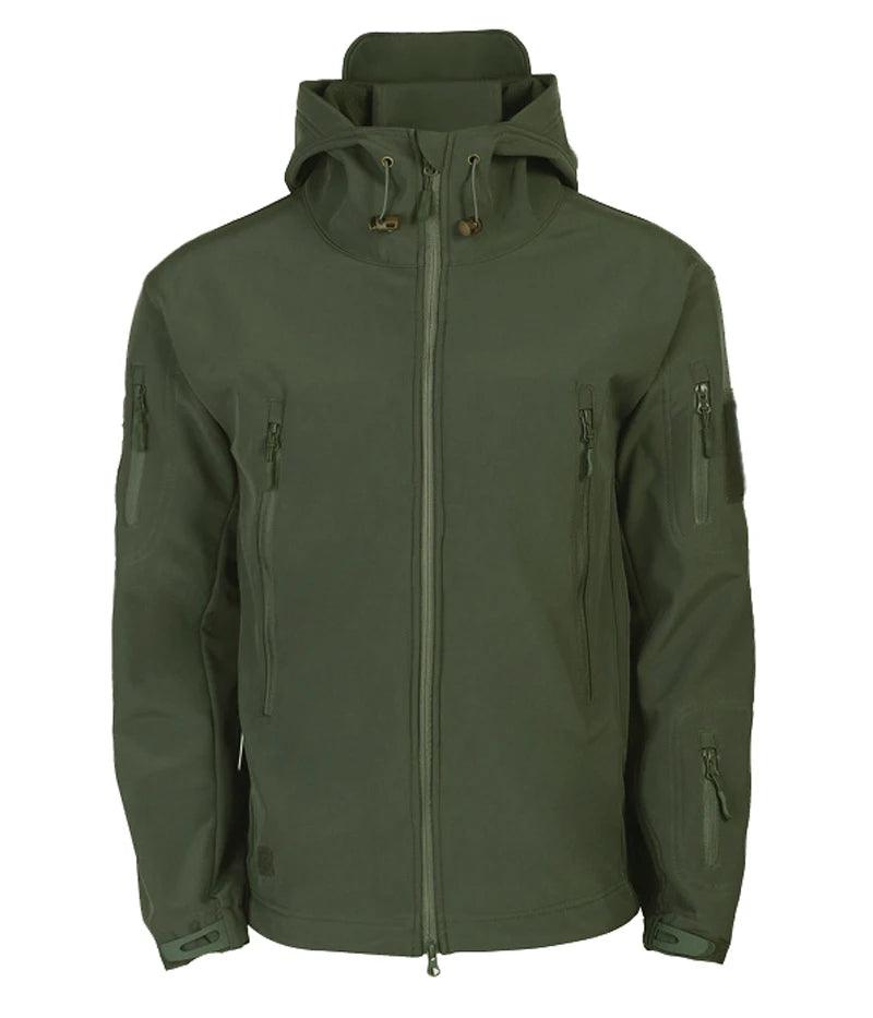 Men's Tactical Jacket - Waterproof Fleece Soft Shell Outdoor Sports Windproof Jacket - JVMCL