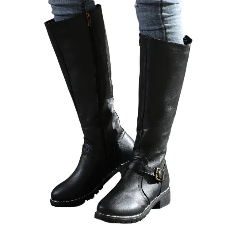 Women’s Fashion Comfortable Waterproof Long Boots – Plus Size Thigh High Boots - JVMCL