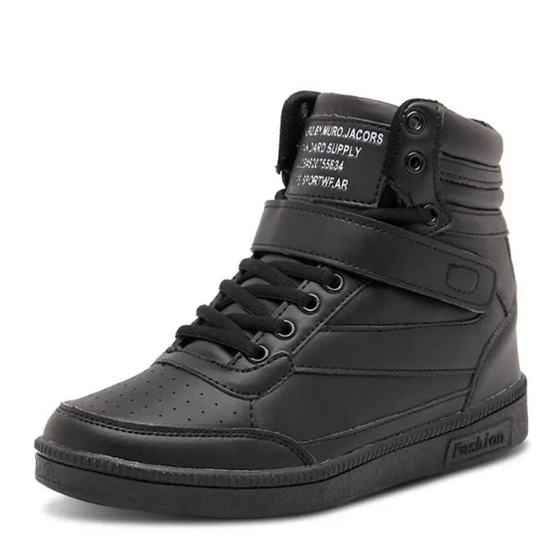 Women's Breathable High-Top Platform Sneakers – Casual Sport Boots - JVMCL