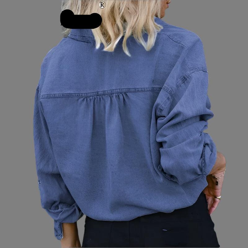 Versatile, Stylish and Perfect Everyday Casual Denim Cardigan Shirt for Women - JVMCL