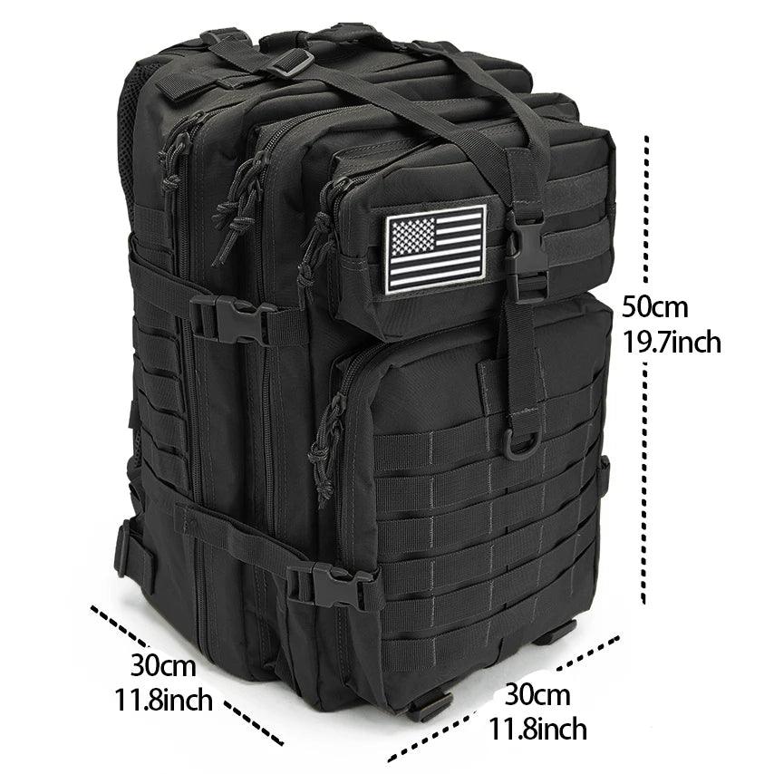 30/50L Tactical Durable Outdoor Assault Hiking, Trekking & Hunting Backpack - JVMCL