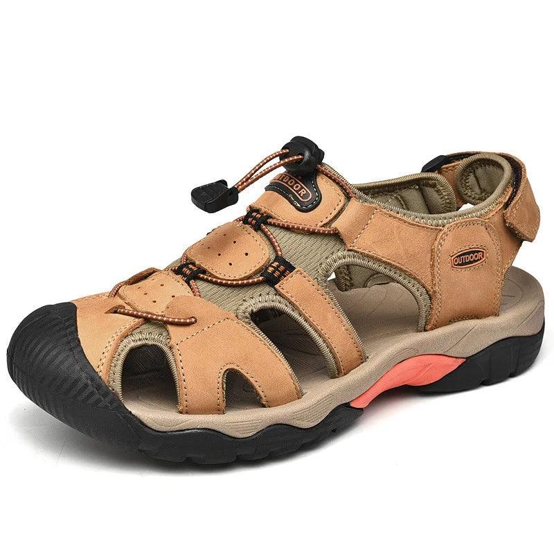 Classic Fashion Breathable Casual Men Outdoor Non-slip Flat Wading Sandals Shoes - JVMCL