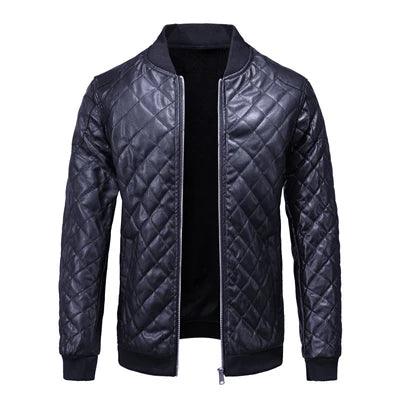 Maxulla Winter Men's PU Leather Jacket – Hip Hop Moto Biker Streetwear Coat - JVMCL