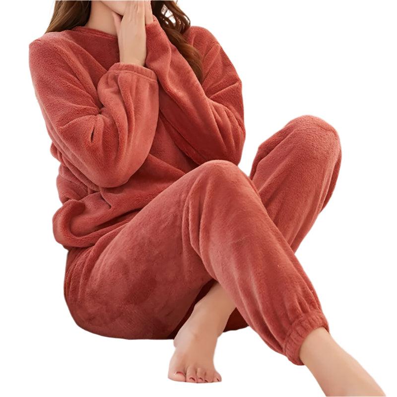 Women's Velvet Pajama Set – Cozy & Stylish Loungewear for Winter - JVMCL