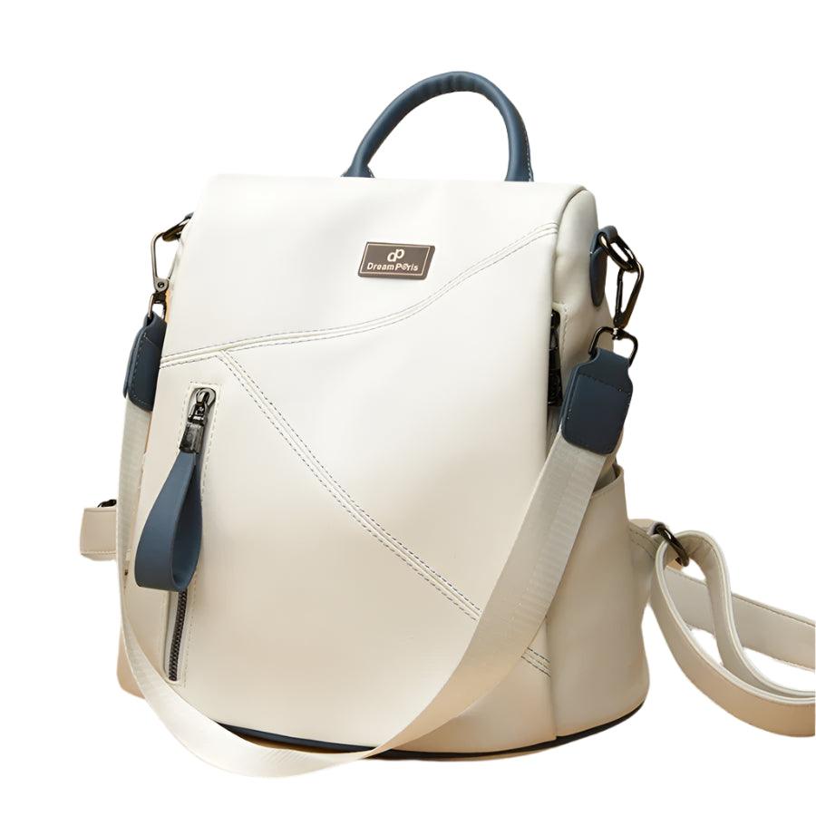 Chic Soft Leather Backpack – Stylish & Functional Travel Companion - JVMCL