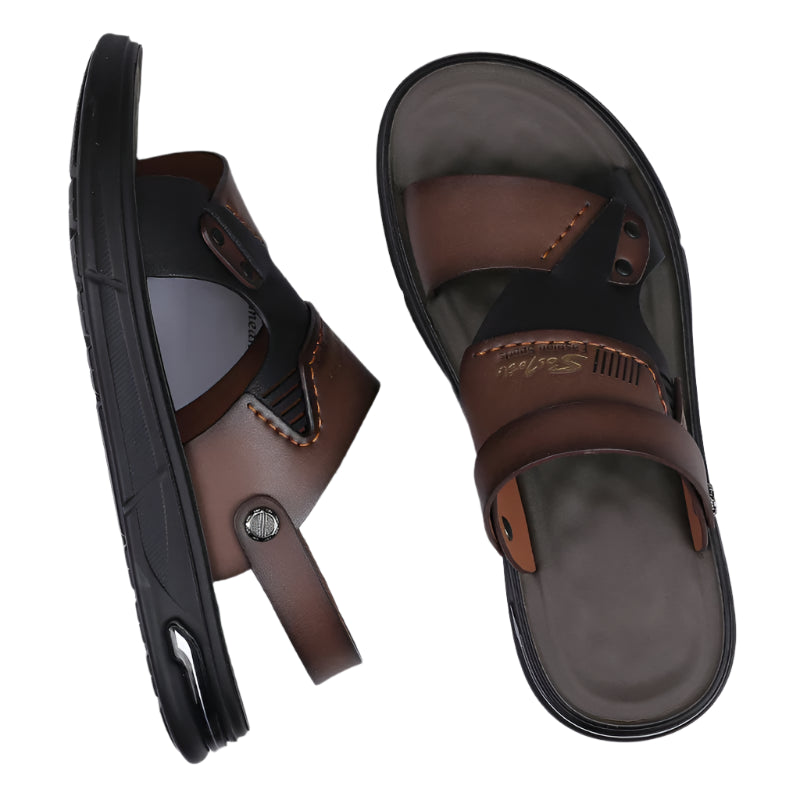 Men's Summer Sandals – Thick-Soled Non-Slip Beach Shoes for Casual Comfort - JVMCL