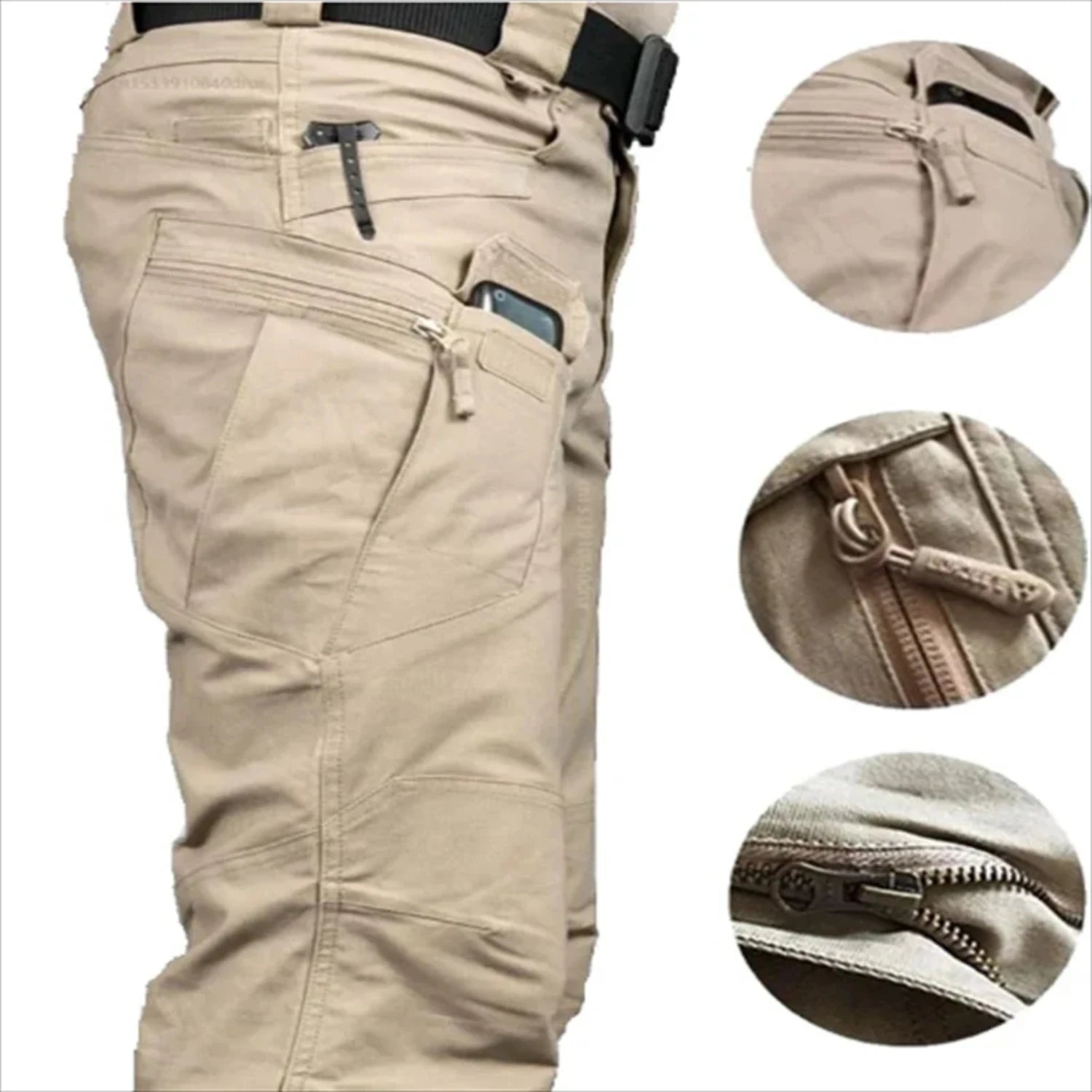 Men’s SWAT Style Stretch Flexible Cotton  Tactical Cargo Pants