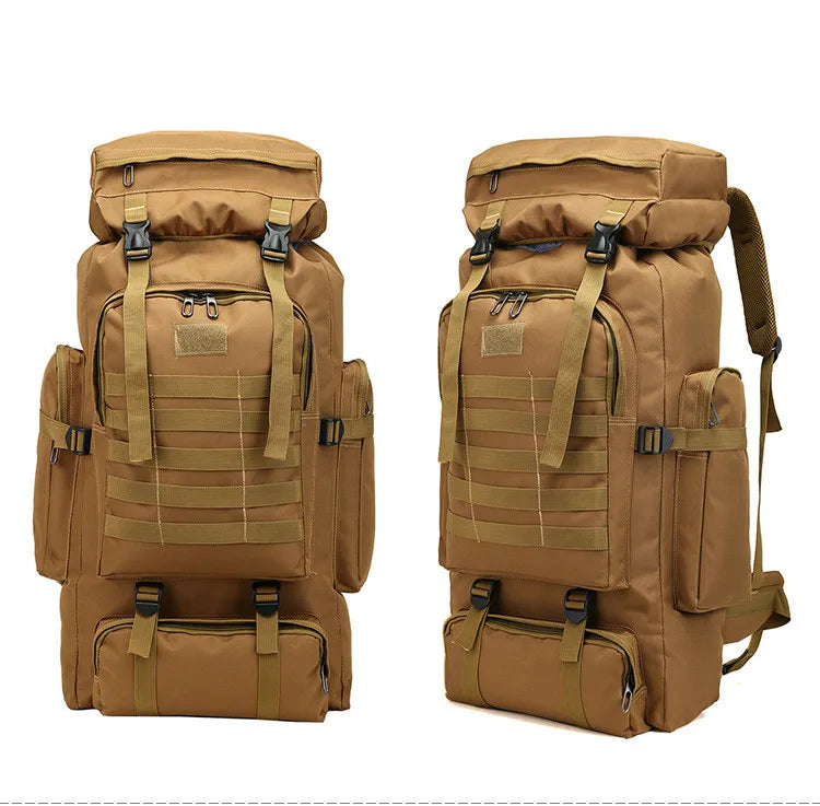 Outdoor 80L Tactical Backpack – Heavy-Duty Mountaineering & Hiking Rucksack