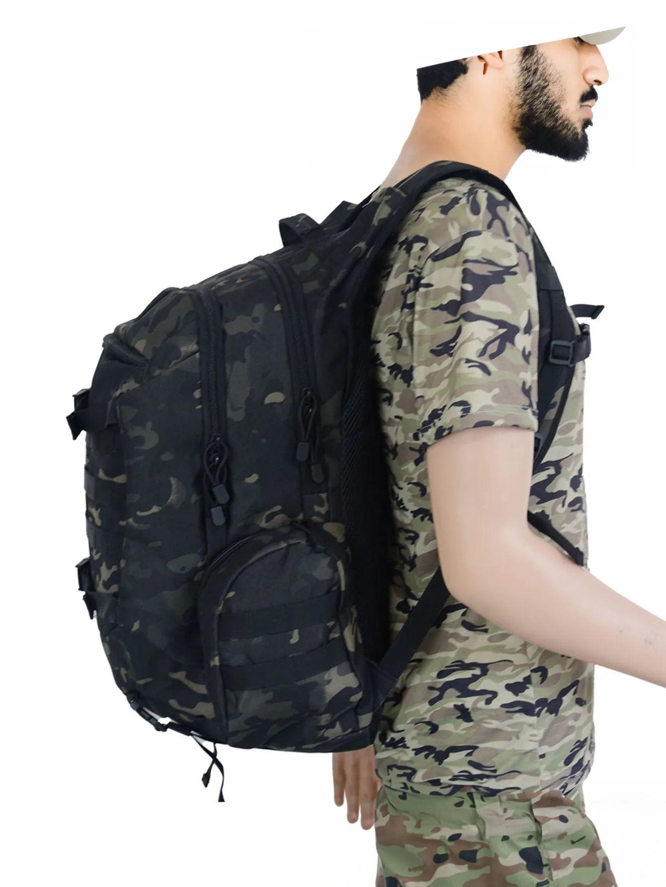 45L Waterproof Tactical Backpack – Hunting, Fishing, Hiking, and Camping Rucksack - JVMCL