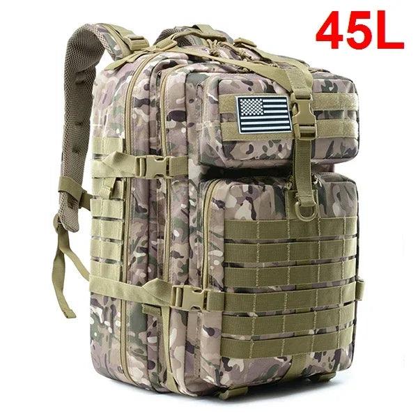 30/50L Tactical Durable Outdoor Assault Hiking, Trekking & Hunting Backpack - JVMCL