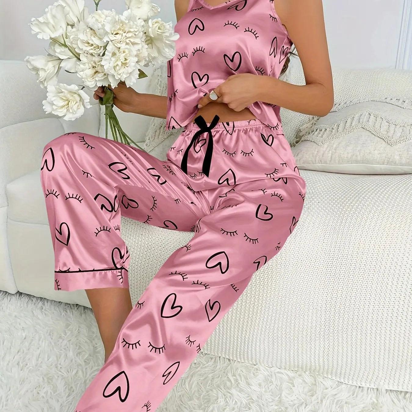 Luxury Women's Satin Pajama Set – Sexy & Elegant Sleepwear for Ultimate Comfort - JVMCL