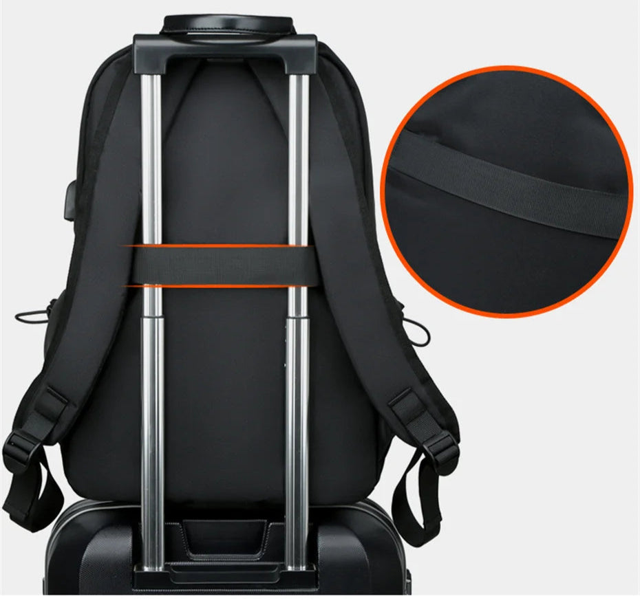 Large-Capacity Backpack – Fashionable Travel & Laptop Rucksack