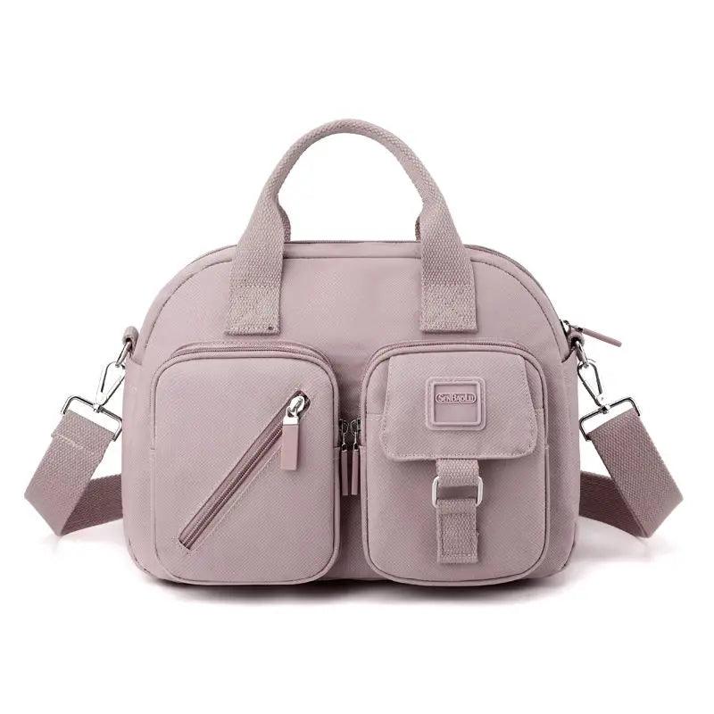 Casual Nylon Shoulder & Crossbody Bag - Versatile Small Square Bag  - JVMCL