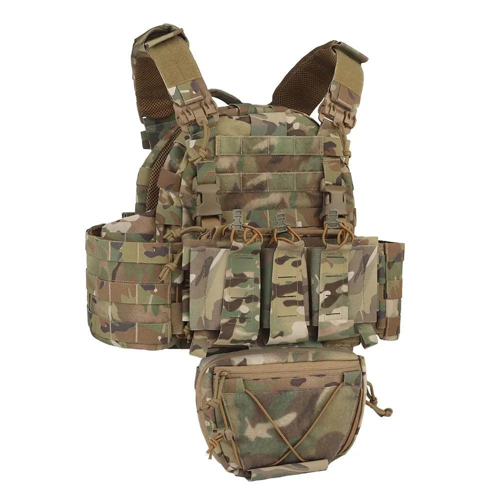 Quick Release MOLLE Plate Carrier for Airsoft, Hunting & Tactical Vest - JVMCL