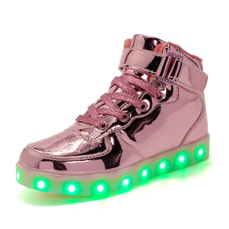 Unisex Glowing Luminous LED Sneakers – Light-Up Shoes for Boys, Girls & Adults - JVMCL