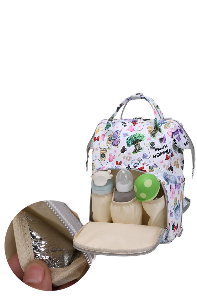 Expandable Personalized Mother and Baby Bag - Multifunctional Backpack by Disney - JVMCL