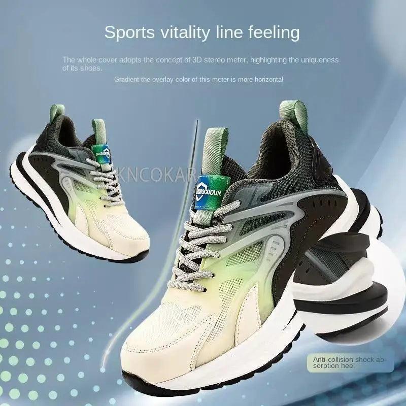 Unisex Safety Lightweight Breathable Anti-Smashing Anti-Puncture Sneakers Shoes - JVMCL