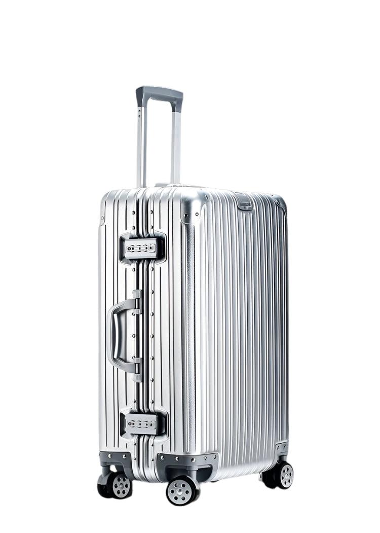 High-Quality Aluminum-Magnesium Alloy Travel Luggage – Unisex Spinner Suitcase - JVMCL