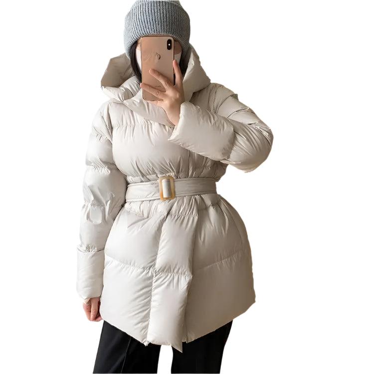 Stay Warm and Stylish Women's Winter Long Jacket - Cotton Padded Casual Parka - JVMCL