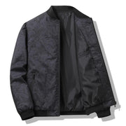 Men's Spring Autumn Printed Windbreaker - Slim Fit Bomber Jacket - JVMCL