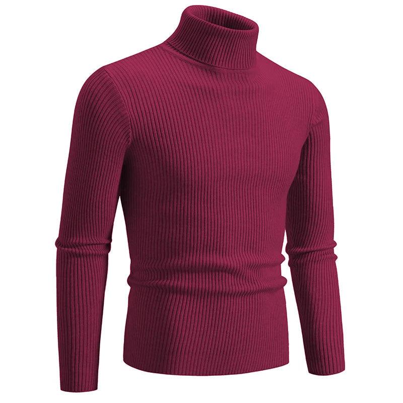 Warm & Comfortable Trendy High Street Turtleneck Knitted Sweater for Men - JVMCL