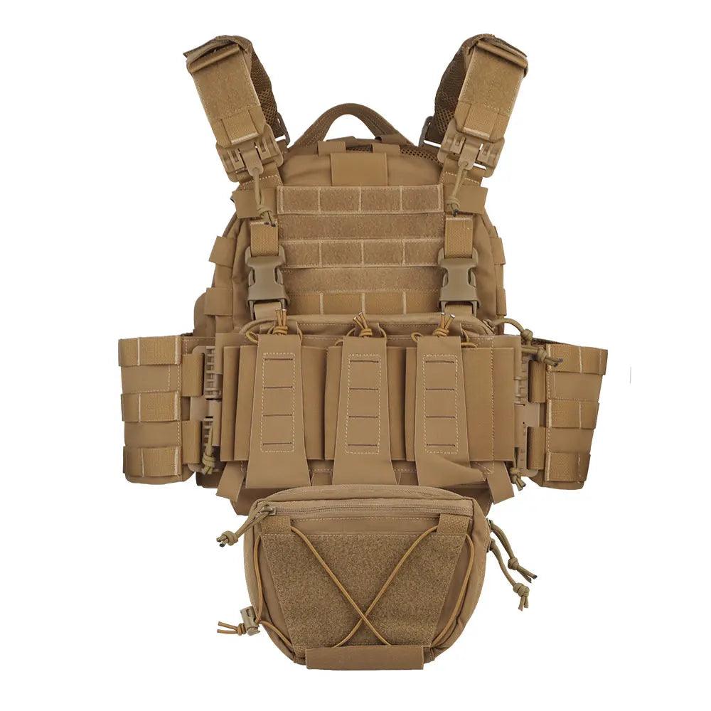 Quick Release MOLLE Plate Carrier for Airsoft, Hunting & Tactical Vest - JVMCL