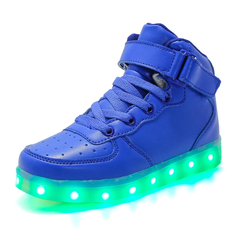 Unisex Glowing Luminous LED Sneakers – Light-Up Shoes for Boys, Girls & Adults - JVMCL