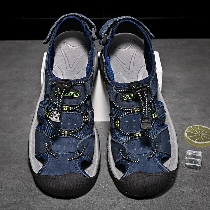 All-Match Men’s Casual Anti-Collision Non-Slip Beach Sandals for Comfort and Style - JVMCL