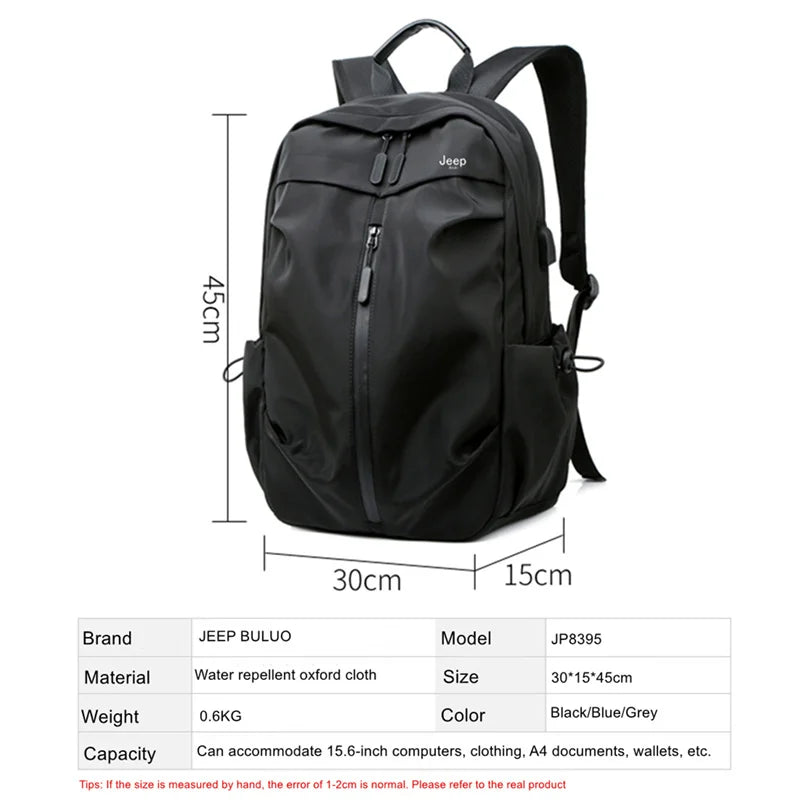 Large-Capacity Backpack – Fashionable Travel & Laptop Rucksack