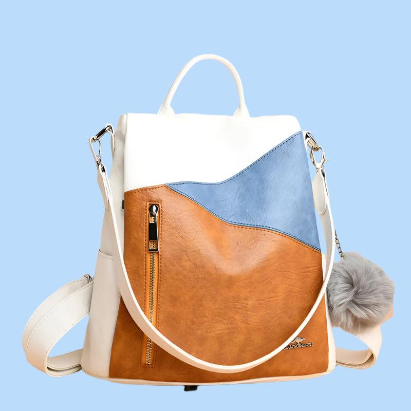 Fashionable PU Leather Backpack for Women – Stylish & Versatile Travel & School Bag - JVMCL