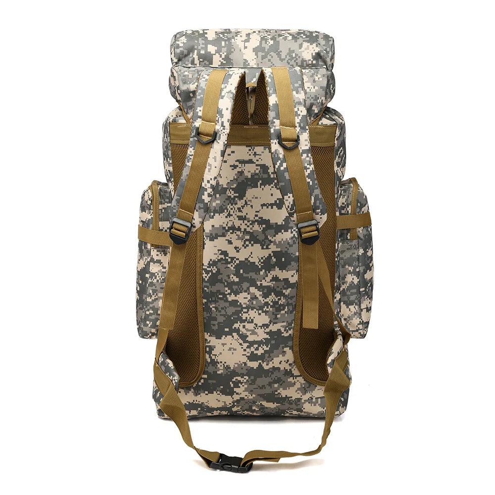 Outdoor 80L Tactical Backpack – Heavy-Duty Mountaineering & Hiking Rucksack