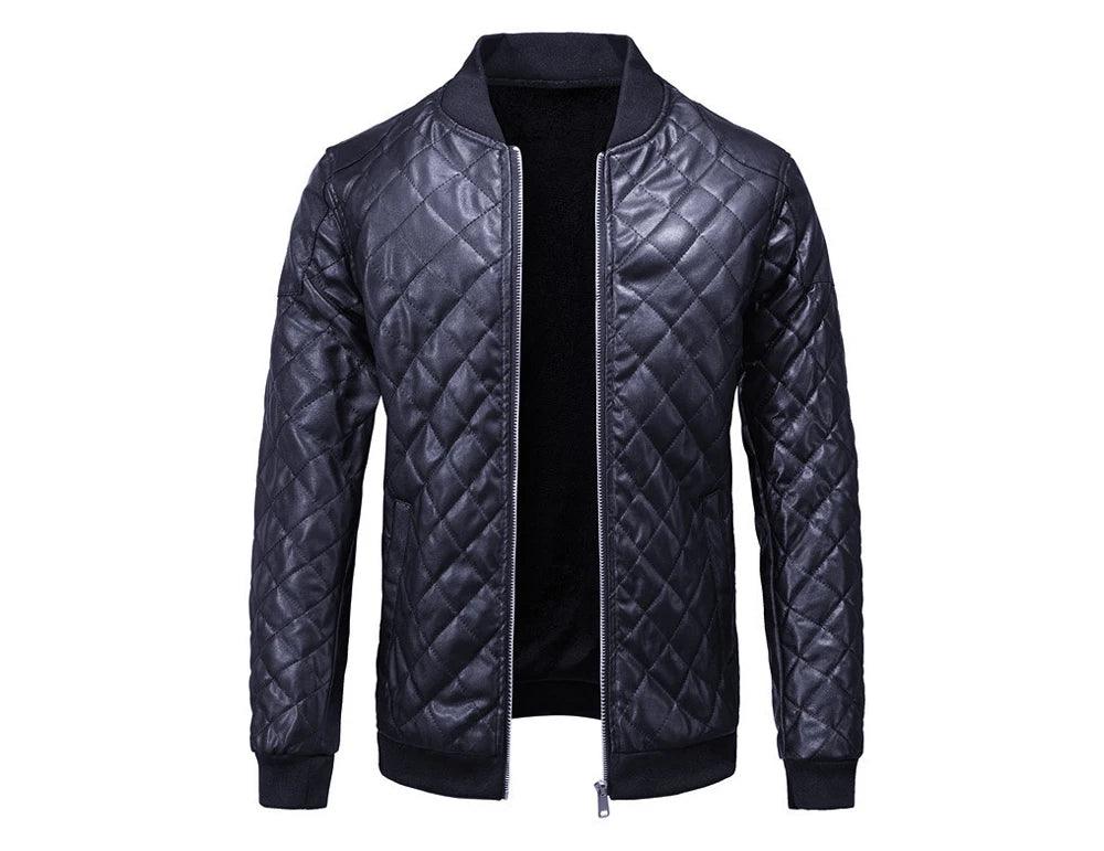 Maxulla Winter Men's PU Leather Jackets - Fashion Hip-Hop Motorcycle Streetwear Leather Coats - JVMCL