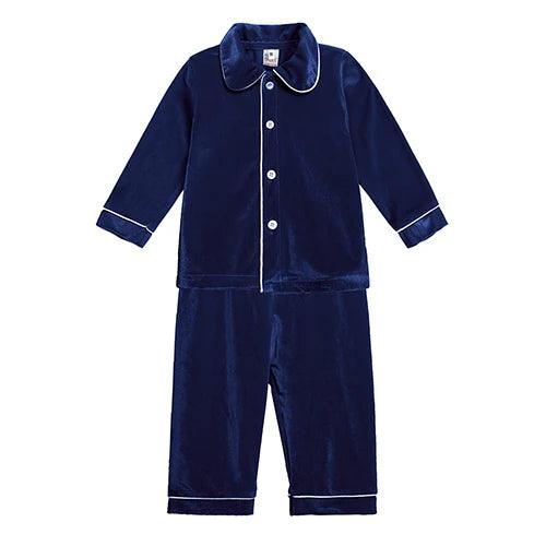 Velvet Night Gown Pajamas – Baby Girls & Boys Winter Warm Sleepwear - JVMCL